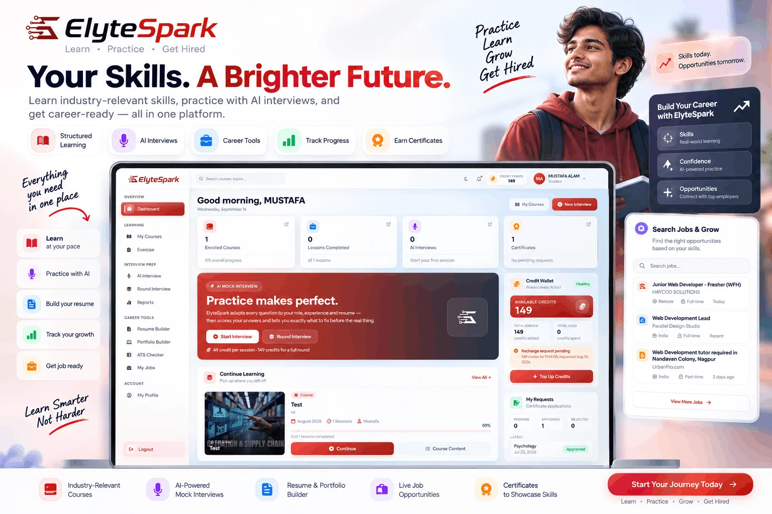 ElyteSpark LMS screenshot