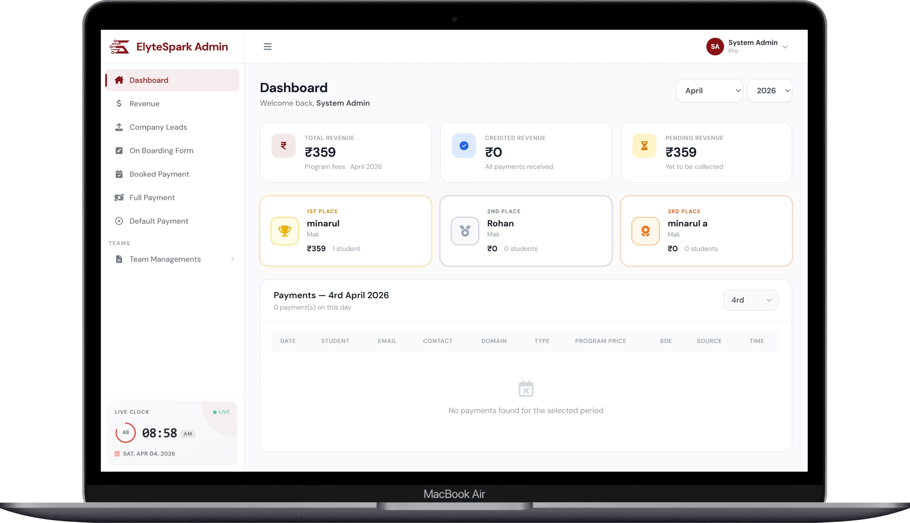 Marketing screenshot